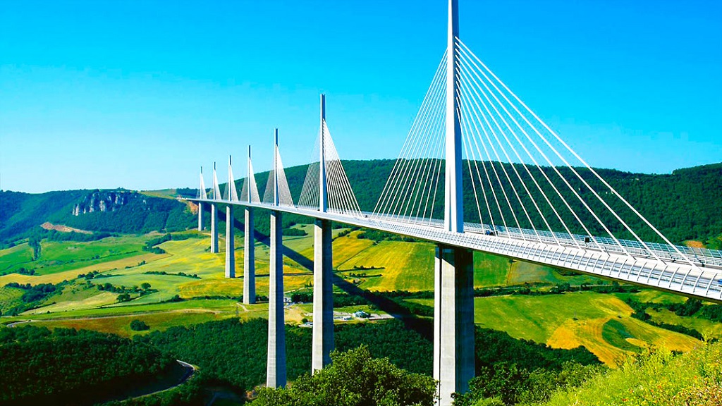 Rodar por las nubes: viaducto Millau