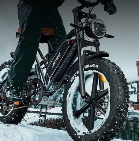 La bicicleta eléctrica que asemeja una moto retro