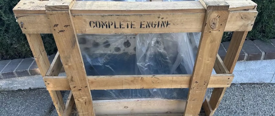motor japonés que lleva 40 años en su caja de fábrica