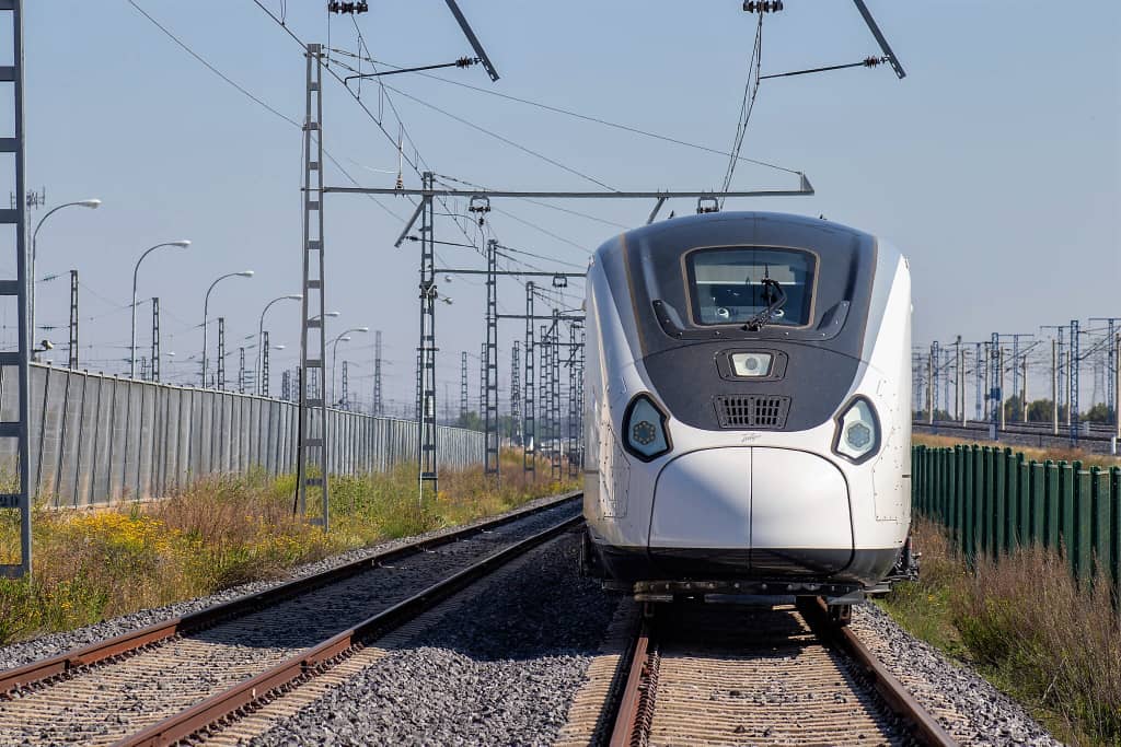 La trocha original del ferrocarril español