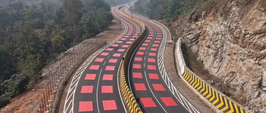 Carretera roja en el Corazón de la India protege la fauna local 