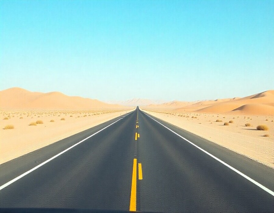 Highway 10: la carretera más recta del mundo