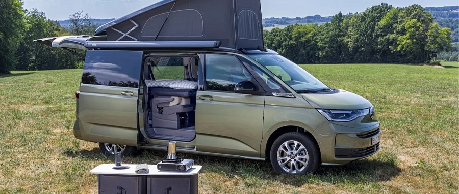 Volkswagen por reinventar el mundo camper con un módulo de cocina inflable