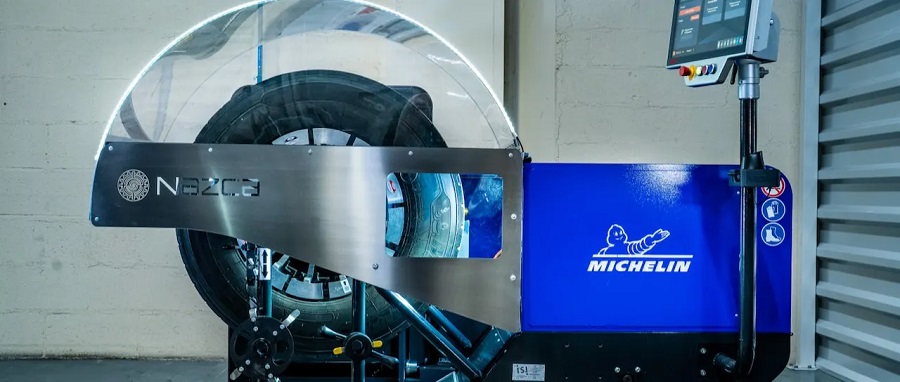Michelin estrena máquina para el reesculturado de neumáticos