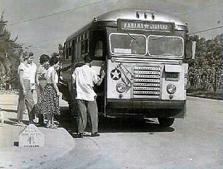 Ómnibus Blue Bird 1955, Ruta Habana-Guanabo