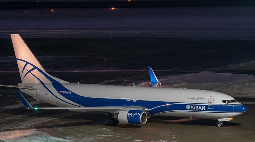 Otra de las nuevas aeronaves que están saliendo, el nuevo ejemplar de B-737-800BCF (aeronave convertida a carguero) ha sido entregado al operador de carga ruso Atran Airlines que forma parte del Grupo Volga-Dnieper