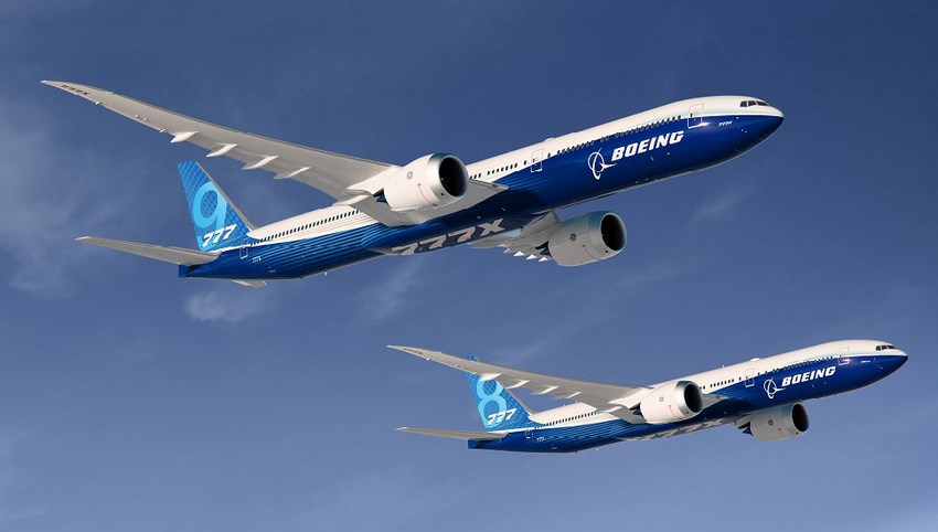 Boeing sigue trabajando en los “test” del B-777x de doble pasillo, mientras que soluciona la problemática de los B-737MAX que están en tierra.