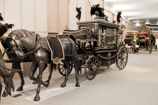 Museo de coches fúnebres, Barcelona.