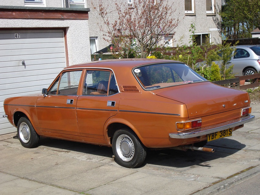 Morris Marina 1971 parte trasera