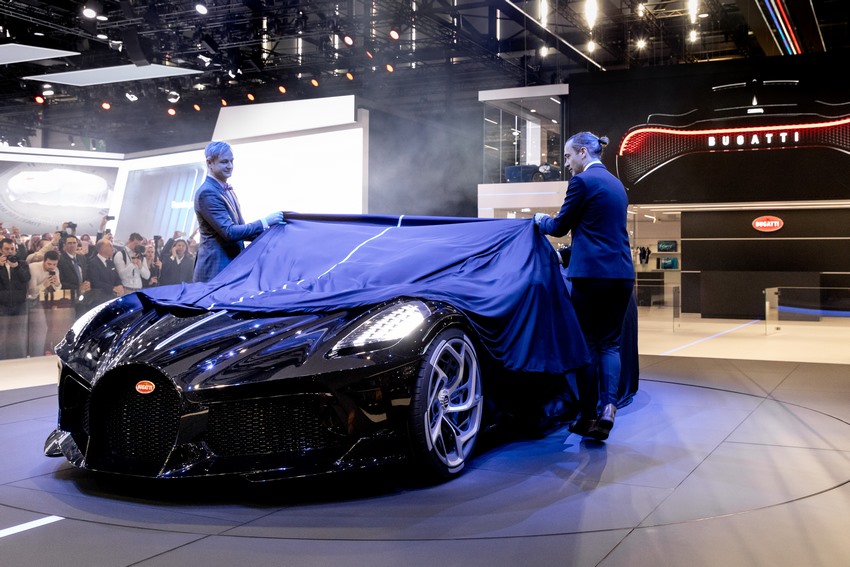 El Bugatti La Voiture Noire en el 89 Salón del Automóvil de Ginebra