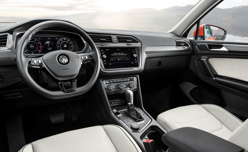 Interior del Volkswagen Tiguan