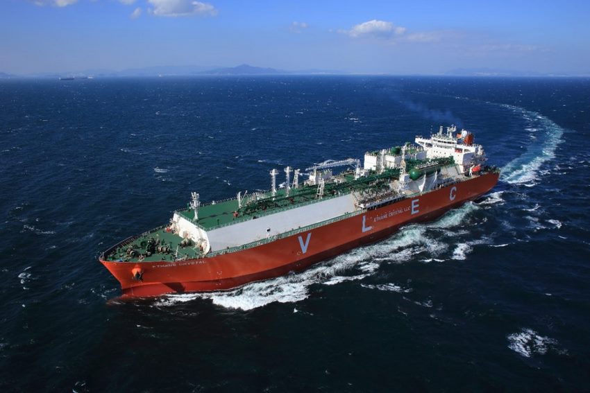 VLEC Ethane Crystal uno de los buques de carga más grande del mundo