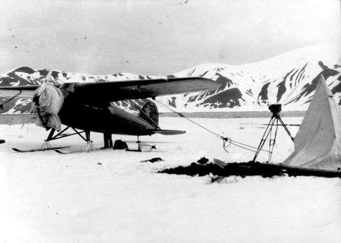 primer vuelo sobre la Antártida