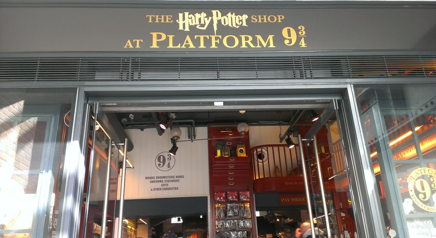 Tienda de magia, Harry Potter