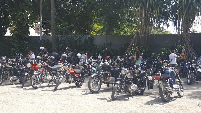 Motocicletas de los motoristas de LAMA