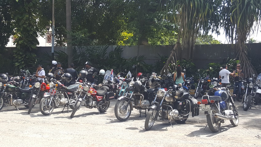 Motocicletas de los motoristas de LAMA