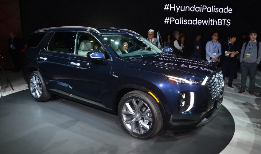 Hyundai Palisade, vista lateral