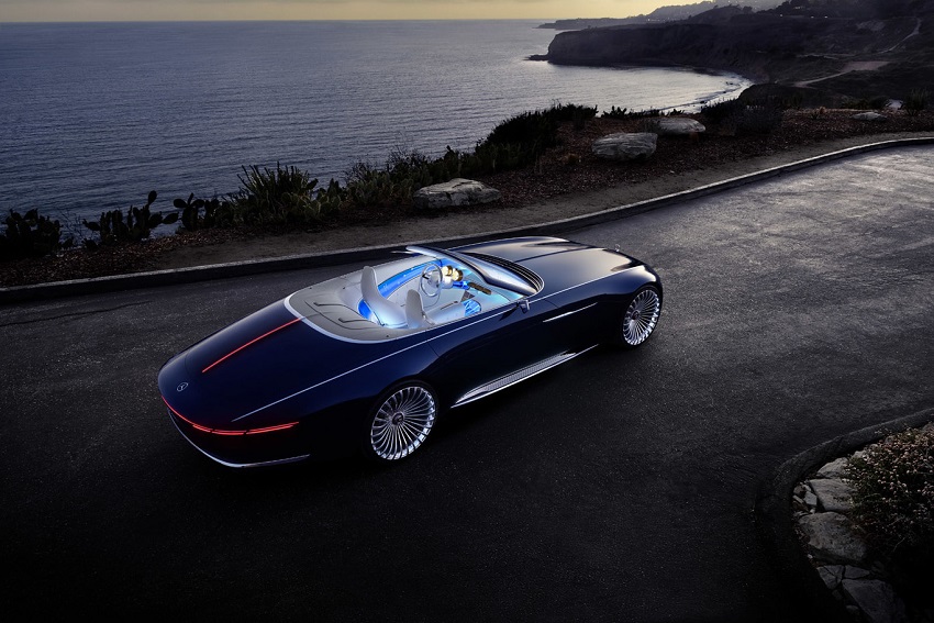 Parte trasera del Visión Mercedes-Maybach 6 Cabriolet