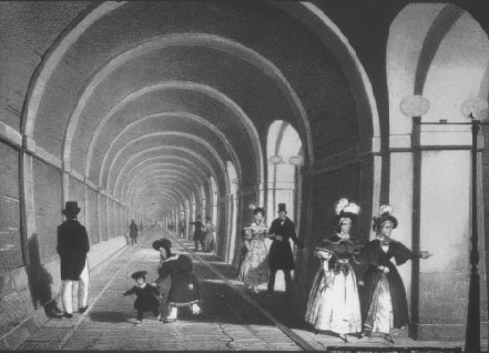 perforación del túnel de 1100 m de longitud