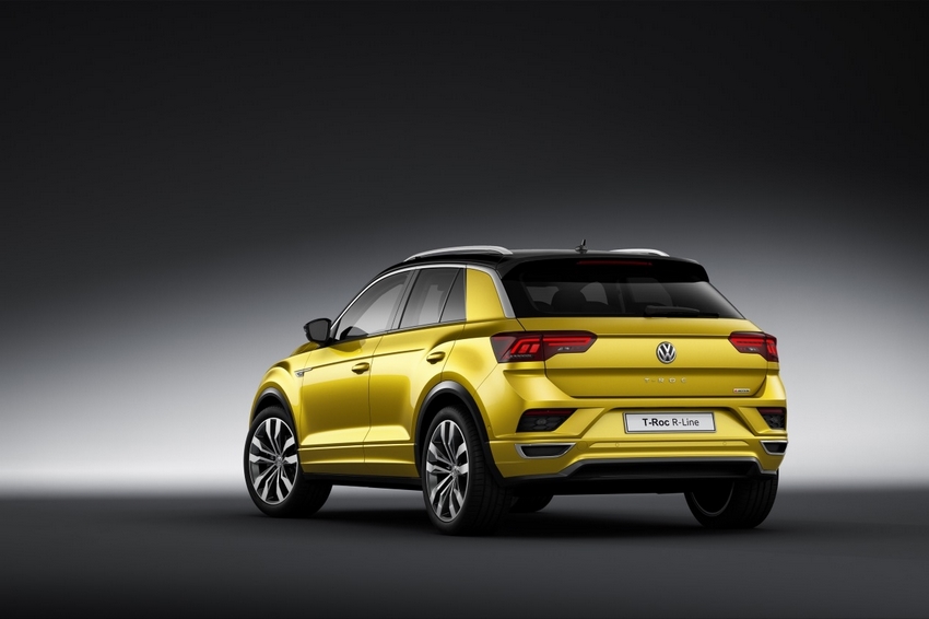 El Volkswagen T-Roc R parte trasera