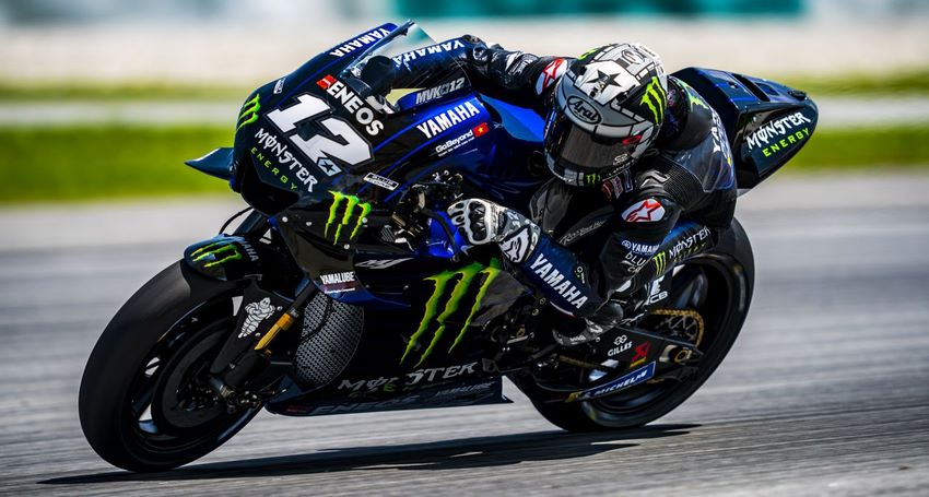 Maverick con su Yamaha en MotoGP 2019