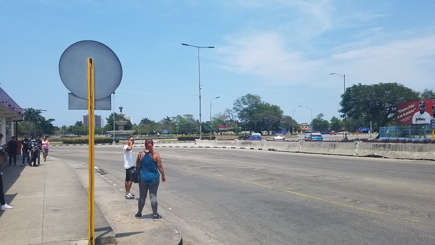 La rotonda de la Ciudad Deportiva vista desde Boyeros