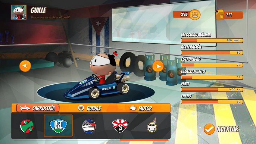 Kuba Kart edición del auto