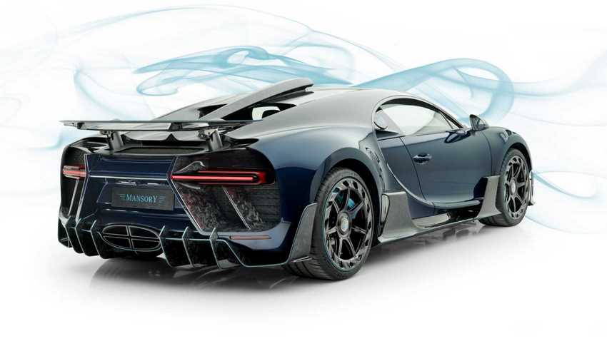 Bugatti Chiron Mansory Centuria parte trasera