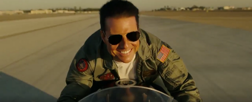 Tom Cruise en Top Gun Maverick