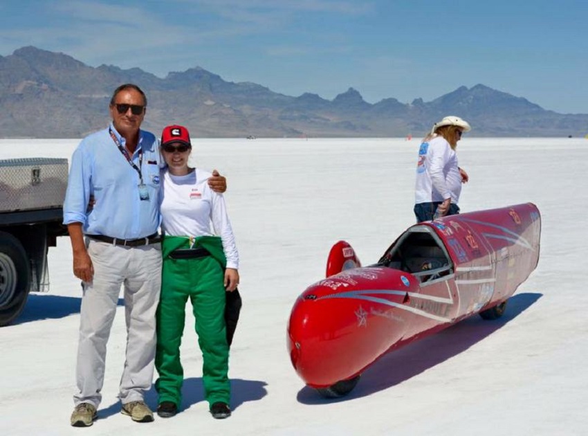 Eva Hakansson y su moto eléctrica KillaJoule 