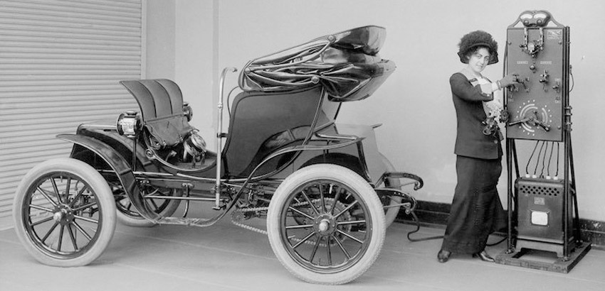 Primeros autos eléctricos