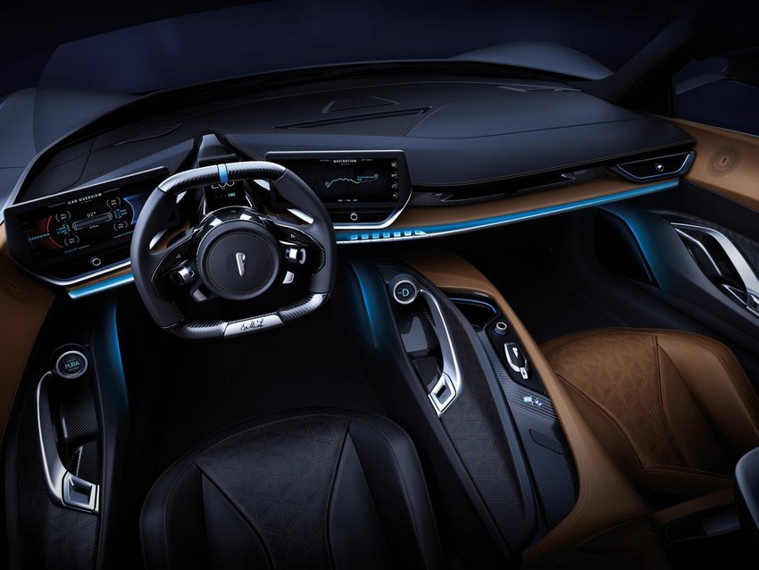 Interior del Pininfarina Battista, www.excelenciasdelmotor.com