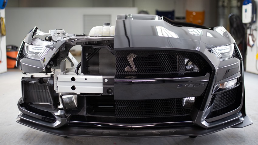 Chasis del Ford Mustang Shelby GT500