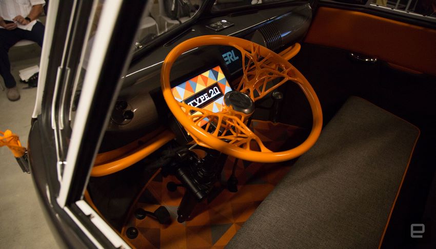 interior del Volkswagen Type 20