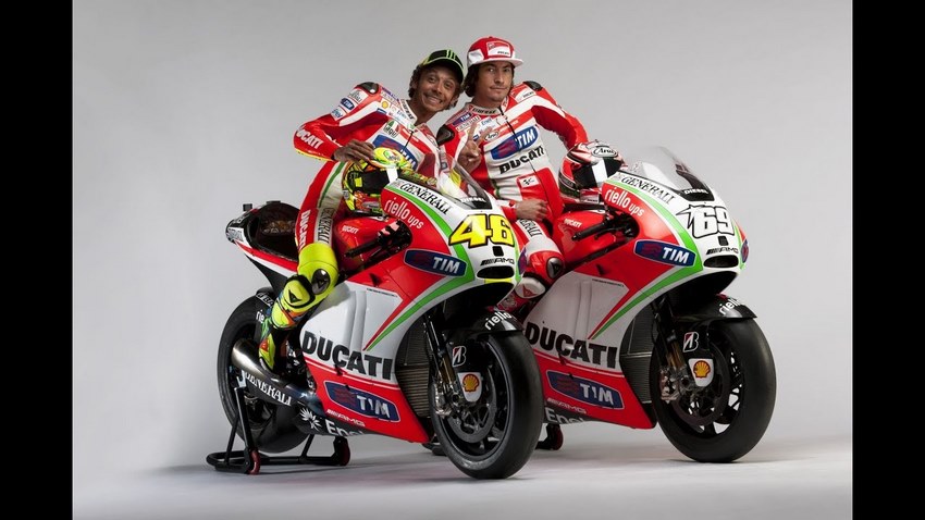 Ducati Nicky Hayden y Valentino Rossi