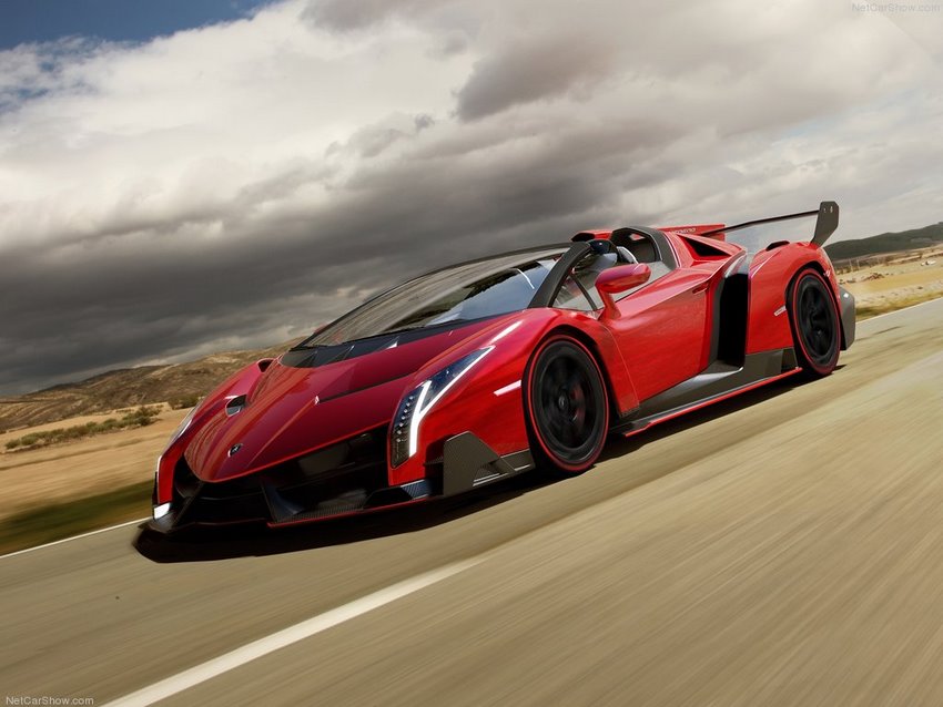 Uno de los coches más caros del mundo el Lamborghini Veneno Roadster