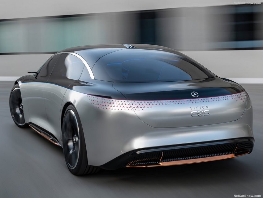 Parte trasera Mercedes-Benz Vision EQS