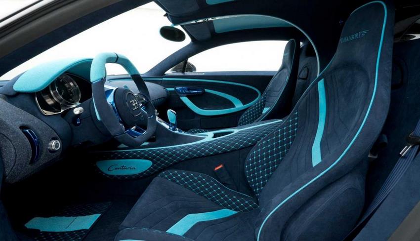 Interior del Bugatti Chiron Mansory Centuria