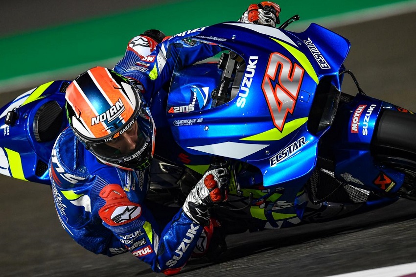 Alex Rins en Test de Qatar