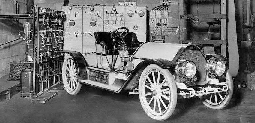 Primeros autos eléctricos