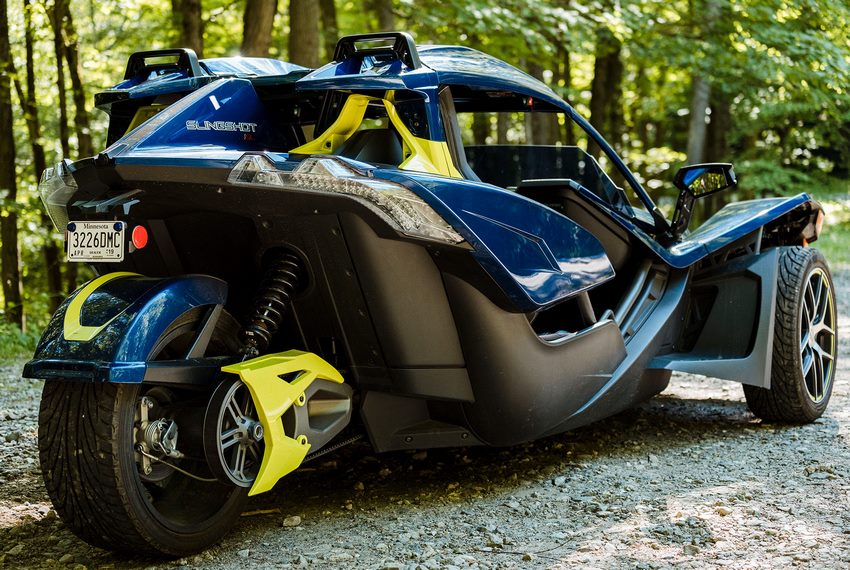 Polaris Slingshot vista trasera