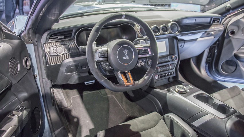 Interior del Ford Mustang Shelby GT500