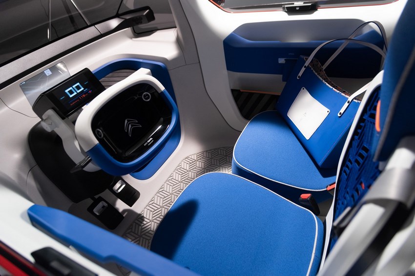 Interior del Citroën Ami One Concept