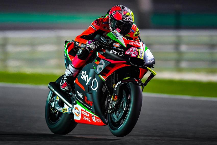 Aleix Espargaró de Aprilia