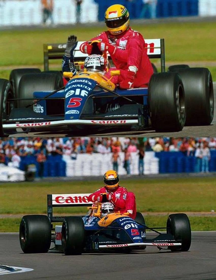 Es la primera vez que Ayrton Senna se montó a un Williams