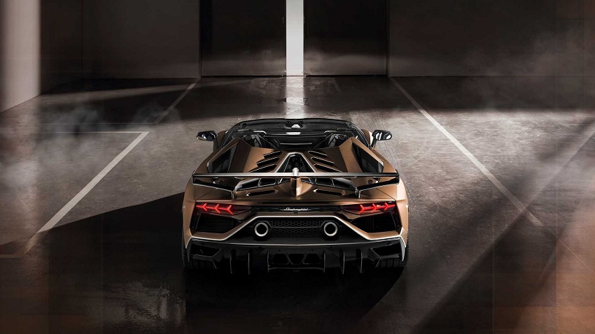 Lamborghini Aventador SVJ Roadster parte trasera