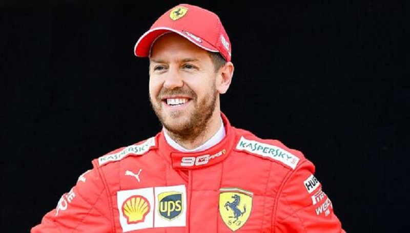 Sebastian Vettel, piloto alemán de automovilismo de velocidad