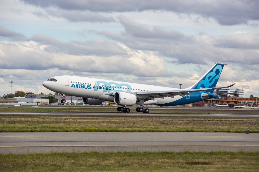 Despegue del Airbus A-330-800neo