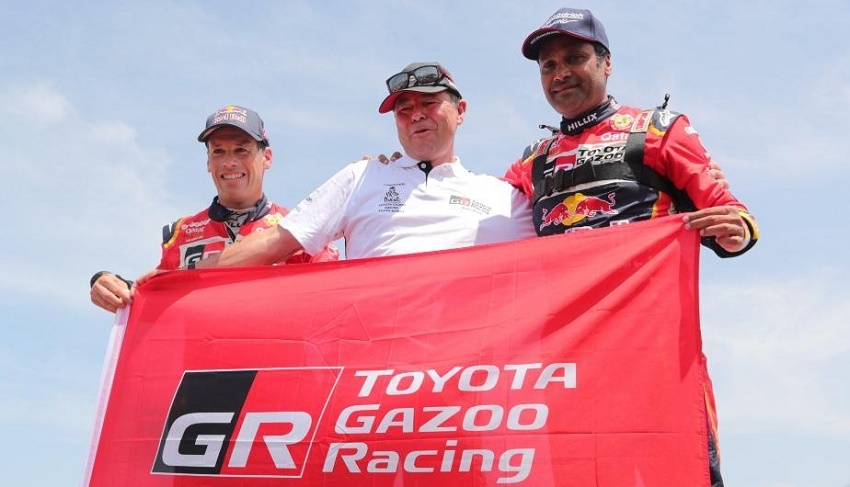 Toyota y Nasser Al-Attiyah Ganadores Categoría Autos Dakar 2019