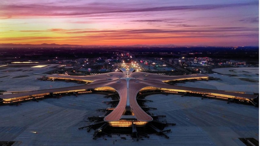 Aeropuerto Daxing Forma de Estrella